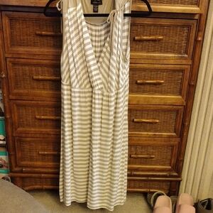 Striped Sleeveless Dress